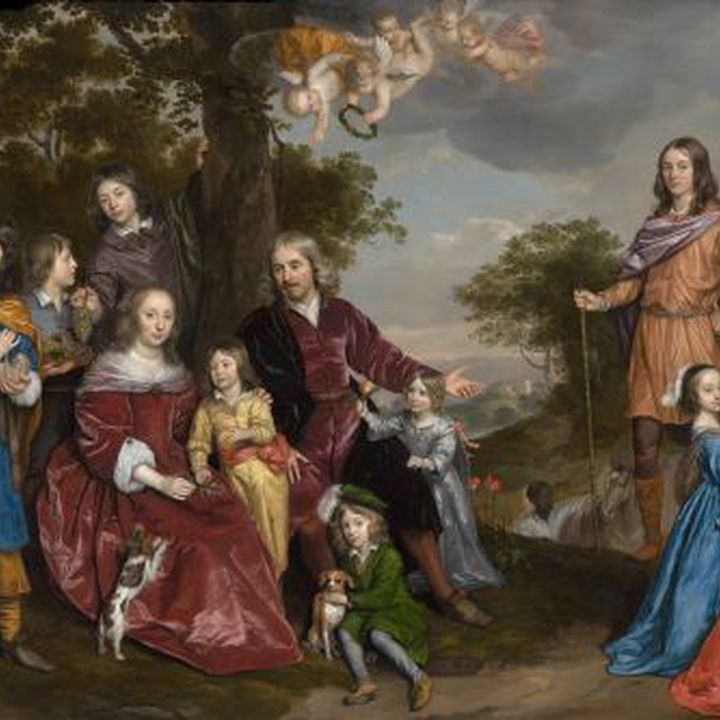 Portrait of Willem van den Kerckhoven and his family