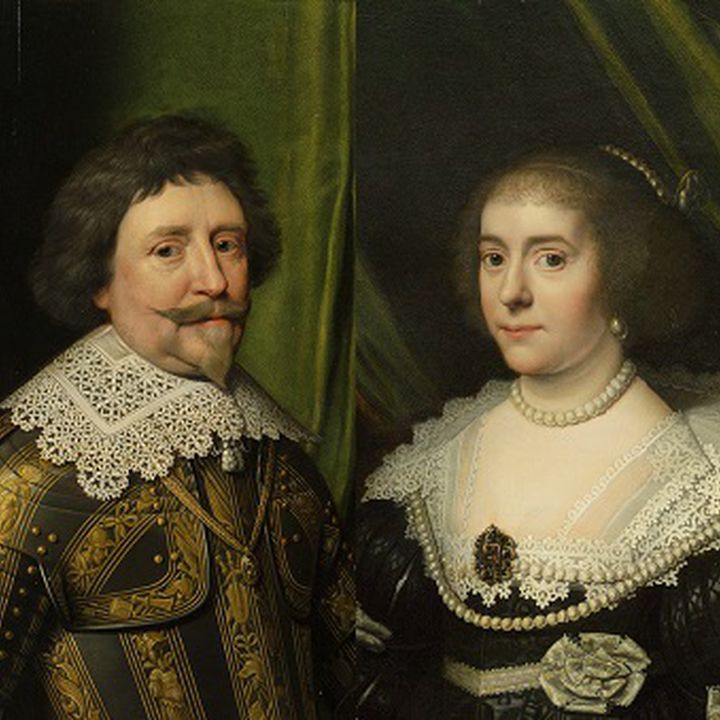 Portraits of Frederik Hendrik and Amalia van Solms
