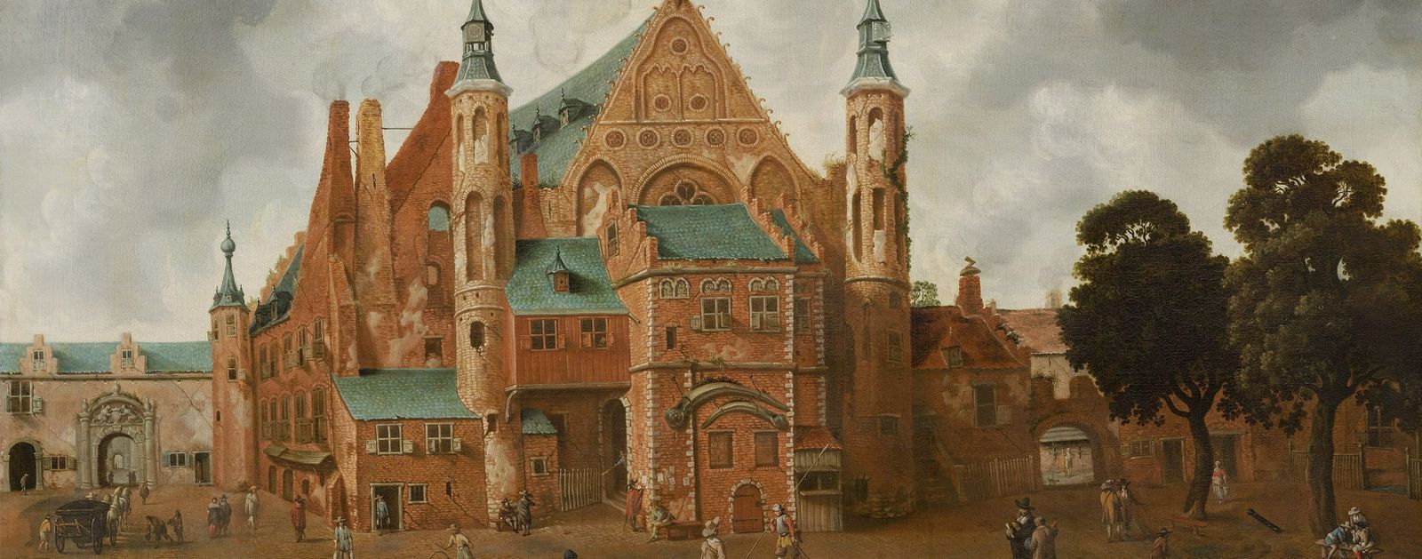 Het Binnenhof met de Ridderzaal
